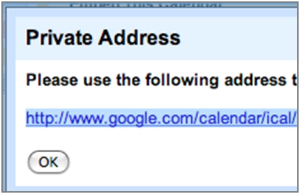 ICAL Address ICAL Address
